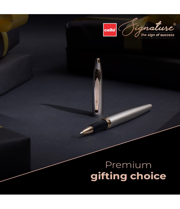Signature Cello Crème Ivory Roller Ball Pen Signature Cello Crème Ivory Roller Ball Pen