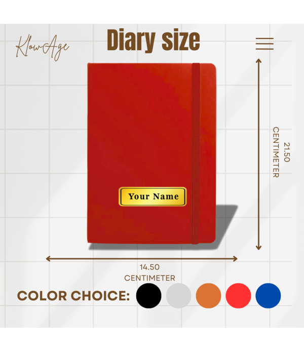 Personalized Red Diary With Name on Diary | Best Gift For Men & Women | Corporate Gift Set | Useful Gift Set For Personal & Office Use |Customized Diary Personalized Red Diary With Name on Diary | Best Gift For Men & Women | Corporate Gift Set | Useful Gift Set For Personal & Office Use |Customized Diary
