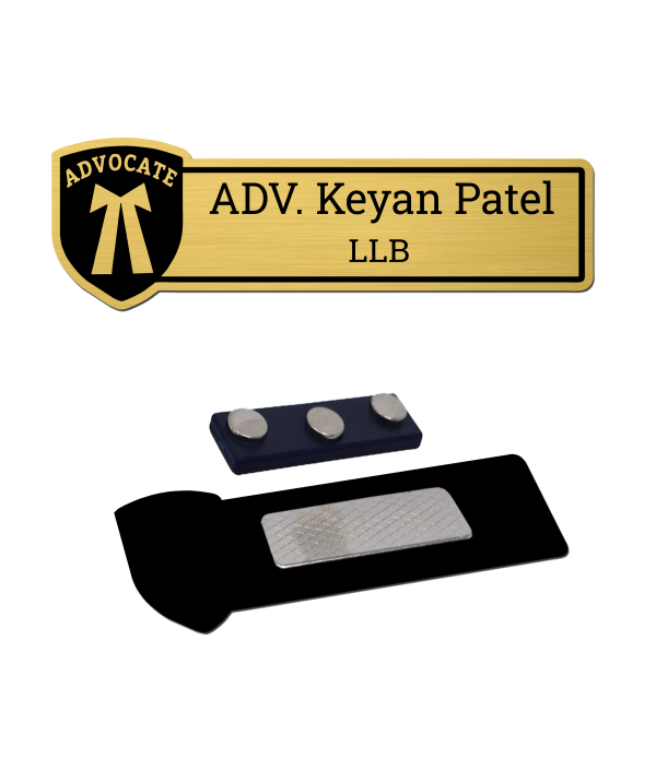 Best Customised Acrylic Doctor Advocate or Dental Logo Name Badge, Personalised Name and Degree Name Tag Badges–Personalized Identification