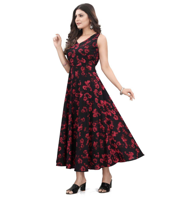 WOMEN'S Black Maxi Gown