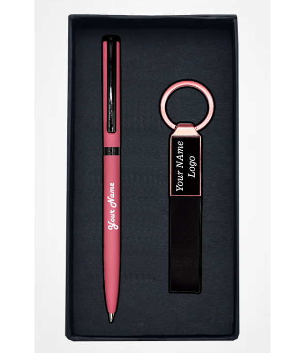 Best Personalized Gift Set with Pink Pen...