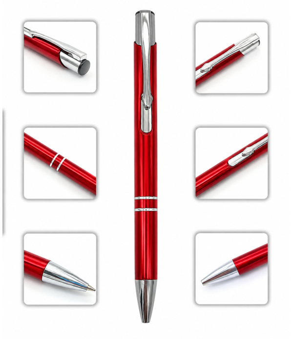 A Personalized Red Metal Ballpoint Pen with Custom Name/Logo Engraving, Customized For Men And Women | Doctor Birthday| Weddings | Corporate gift| Employee Gifting A Personalized Red Metal Ballpoint Pen with Custom Name/Logo Engraving, Customized For Men And Women | Doctor Birthday| Weddings | Corporate gift| Employee Gifting