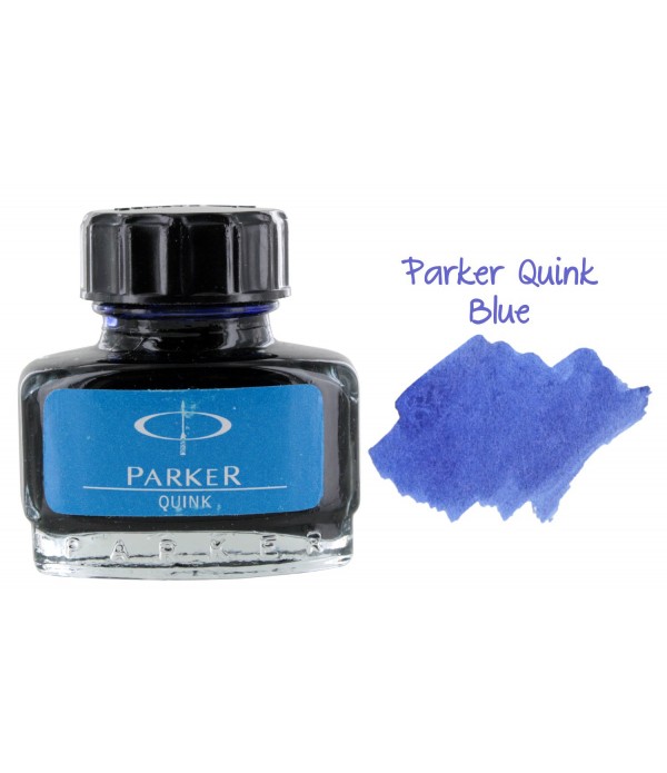 Parker Ink Converter With Quink Blue Bottled
