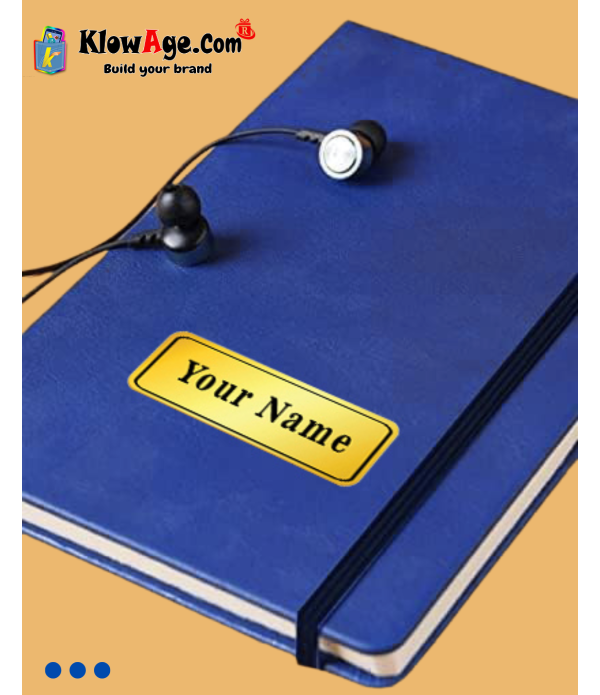 Best Personalized Professional Notebook Set, Navy Blue Hardcover Diary with Matching Slim blue Pen, Gift Set for Office