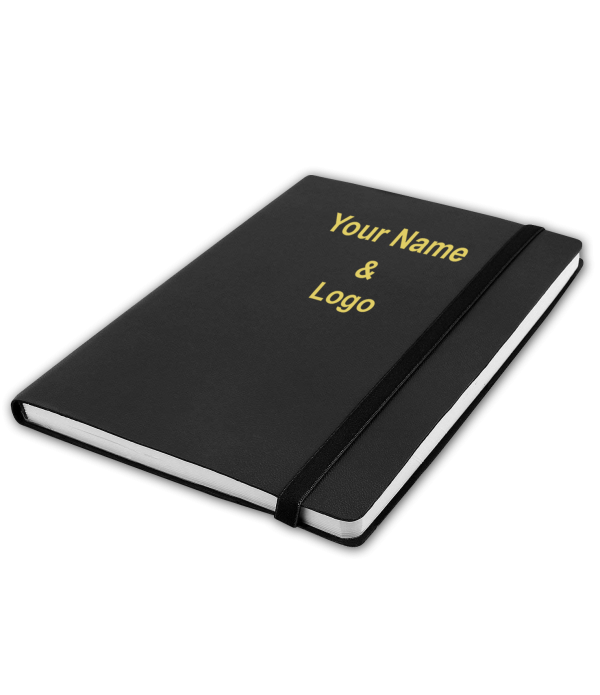 Personalized Black Diary with Custom Name and Logo, Professional Notebook Journal for Business, Office, Personal Use Personalized Black Diary with Custom Name and Logo, Professional Notebook Journal for Business, Office, Personal Use