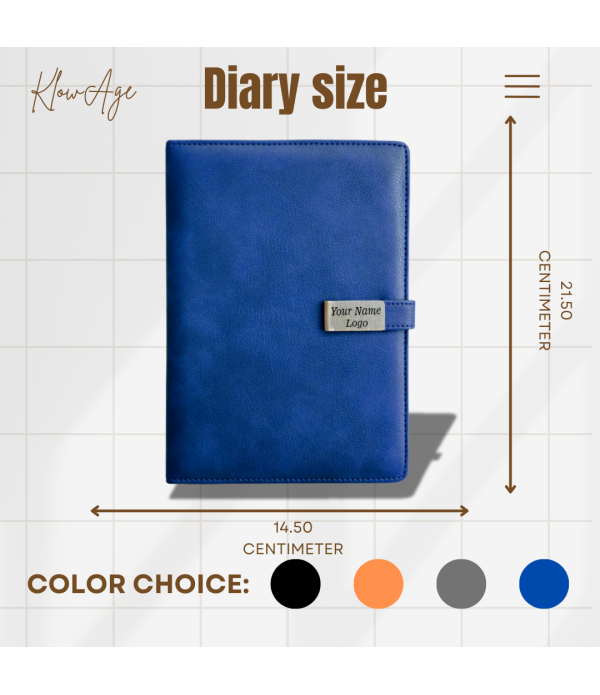 Dark Blue Personalized Diary With Name or Logo on Diary | Best Gift For Men & Women | Corporate Gift Set | Useful Gift Set For Personal & Office Use |Customized Diary Dark Blue Personalized Diary With Name or Logo on Diary | Best Gift For Men & Women | Corporate Gift Set | Useful Gift Set For Personal & Office Use |Customized Diary