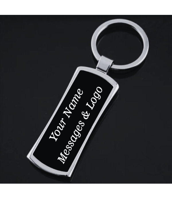 Personalized Name with Message Black Met...