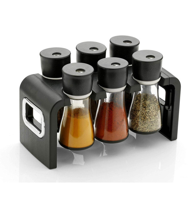 6 JAR SPICE RACK