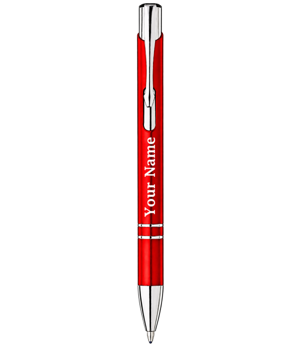 A Personalized Red Metal Ballpoint Pen with Custom Name/Logo Engraving, Customized For Men And Women | Doctor Birthday| Weddings | Corporate gift| Employee Gifting A Personalized Red Metal Ballpoint Pen with Custom Name/Logo Engraving, Customized For Men And Women | Doctor Birthday| Weddings | Corporate gift| Employee Gifting