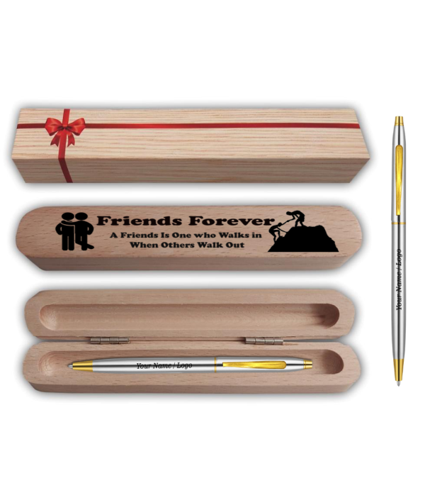Personalized Silver Slim Ball Pen with W...