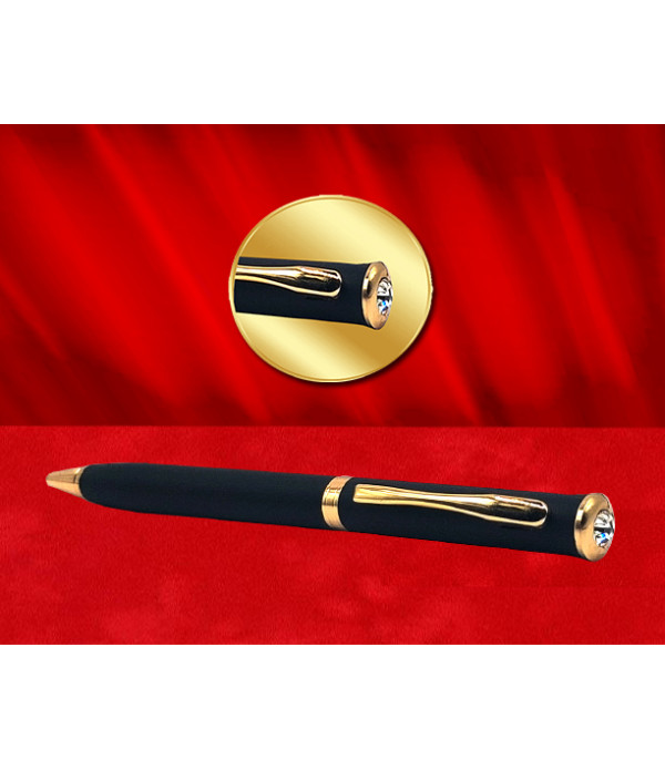 KlowAge Saint Diamond Matte Black GT Ball Pen with Engraving Happy Diwali Gift Box | Excellent Gift For propose Girl/Boy | Corporate Gift | Premium Pen